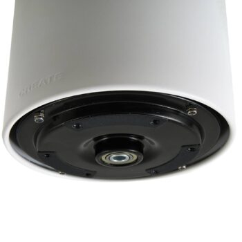 Stropný ventilátor Lucande Vindur, biely, DC, tichý, Ø 132 cm