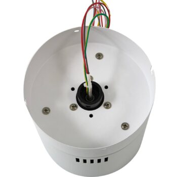 Stropný ventilátor Lucande Vindur, biely, DC, tichý, Ø 132 cm
