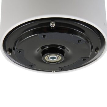 Stropný ventilátor Lucande Vindur, biely/drevo, DC, tichý