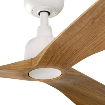 Stropný ventilátor Outwood, hnedý, DC, tichý, Ø 150 cm, IP44