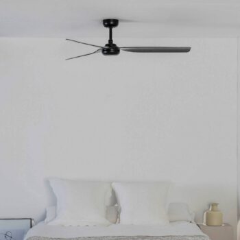 Stropný ventilátor Punt M, DC, 3 lopatky, čierna