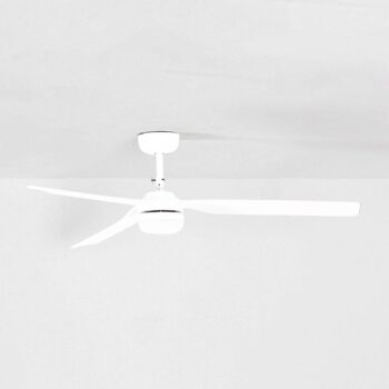 Stropný ventilátor Punt M DC LED svietidlo biela