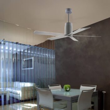 Stropný ventilátor Rodas s čistým dizajnom - biely