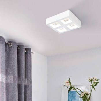 Štvor-plameňové stropné LED svietidlo Ferreros