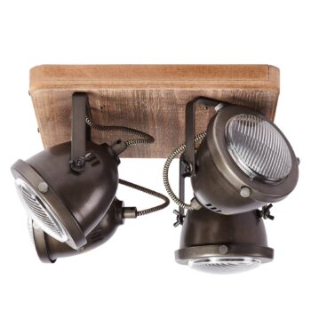 Štvor-plameňové stropné svietidlo Carmen Wood