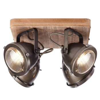 Štvor-plameňové stropné svietidlo Carmen Wood