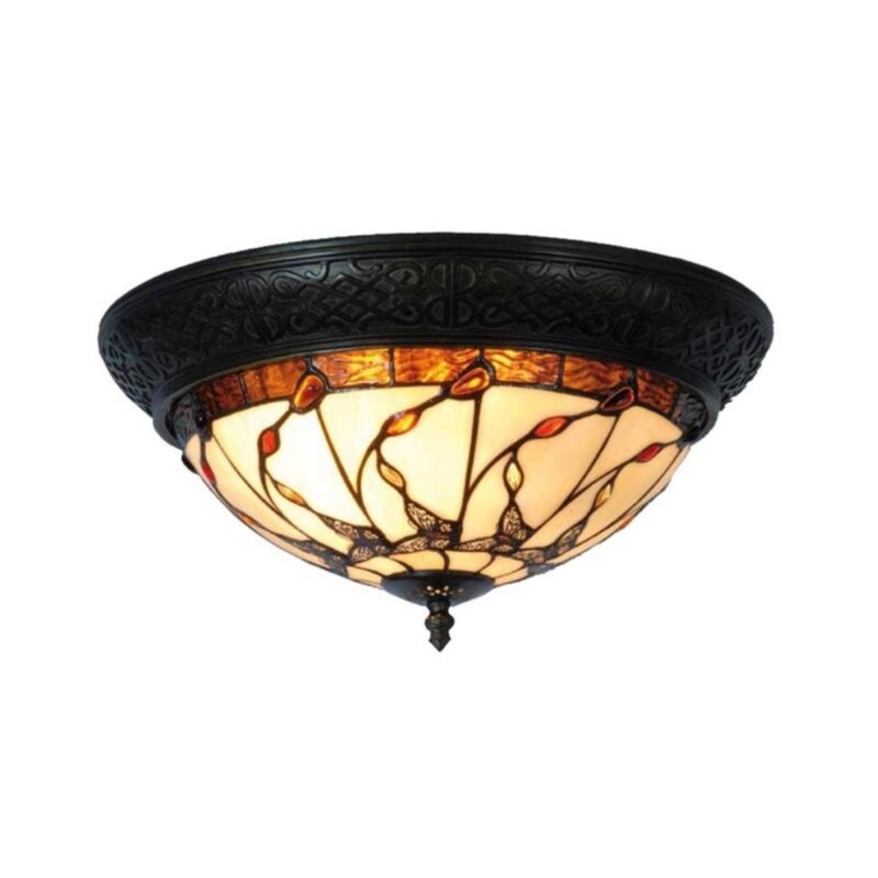 Štýl Tiffany – stropné svietidlo Florent Štýl Tiffany – stropné svietidlo Florent