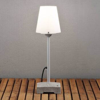 Štýlová nová stojacia lampa Lucca na vonkajšie použitie, 59 cm