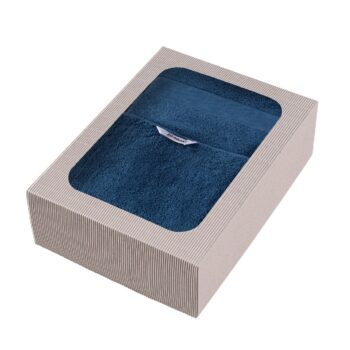 Súprava 3 ks uterákov Cairo blue, 2 szt. 50 x 90 cm  / 1 szt. 70 x 140 cm