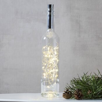 Svetelná reťaz do fliaš Dew Drops 200cm batéria