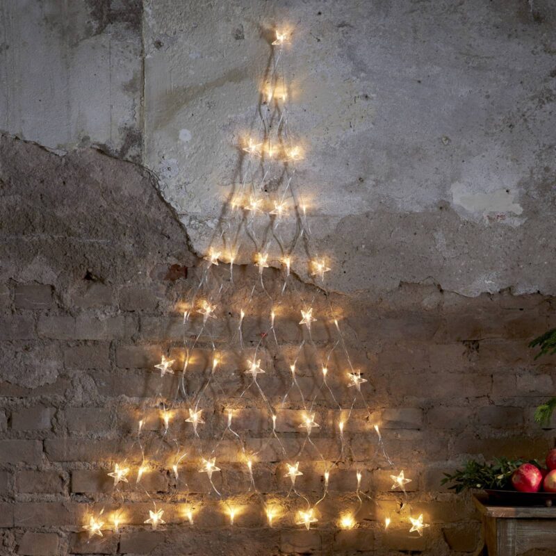 Svetelný LED záves Star 55-plameňový Svetelný LED záves Star 55-plameňový