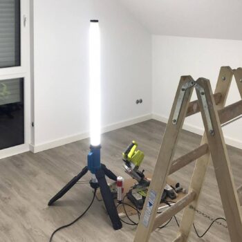 Svetelný stĺp Rath LED, 130 W, IP69, skladací