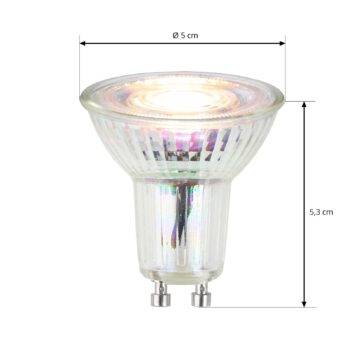 Svetelný zdroj Arcchio LED, reflektor, GU10, 3 W, číry, 3 000 K