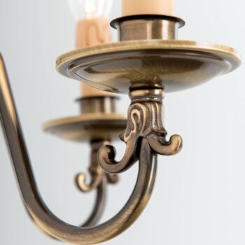 Svetlo Imke 2pl starožitná mosadz tmavá patinovaná