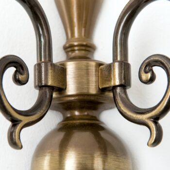 Svetlo Imke 2pl starožitná mosadz tmavá patinovaná