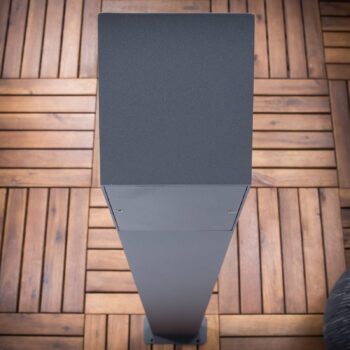 Svetlo Lucande LED na chodník Nevio, senzor, 100 cm, antracit