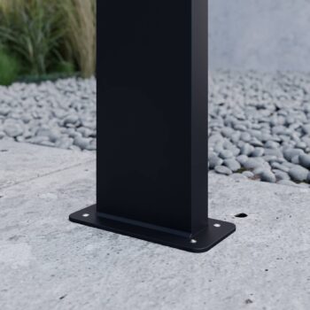 Svetlo Lucande LED na chodník Nevio, senzor, 60 cm, antracit