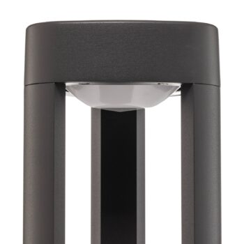 Svetlo Lucande LED na chodník Pirron, 80 cm, trojuholníkové, IP54