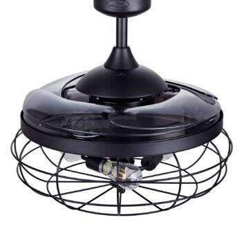 Svetlo stropného ventilátora Beacon Fanaway Industri black silent