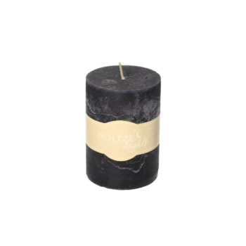 Sviečka Lea 10cm black, 7 x 10 cm
