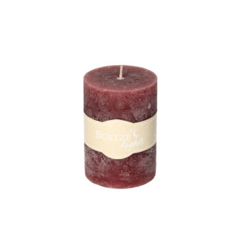 Sviečka Lea 10cm claret, 7 x 10 cm