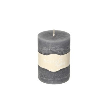 Sviečka Lea 10cm dark grey, 7 x 10 cm