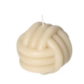 Sviečka Zoya 8cm cream, 9 x 8 cm