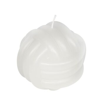 Sviečka Zoya 8cm white, 9 x 8 cm