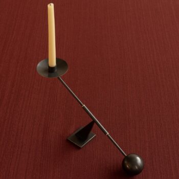 Sviečok Audo Interconnect, bronz, výška 25,5 cm