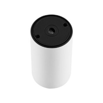 Svietidlo CAN, biele, IP20, Ø 6 cm, kov, GU10