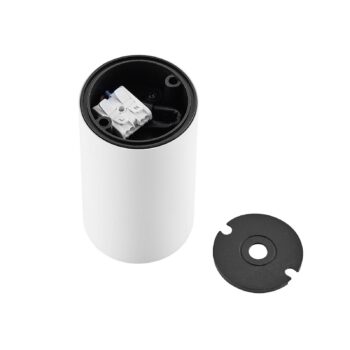 Svietidlo CAN, biele, IP20, Ø 6 cm, kov, GU10