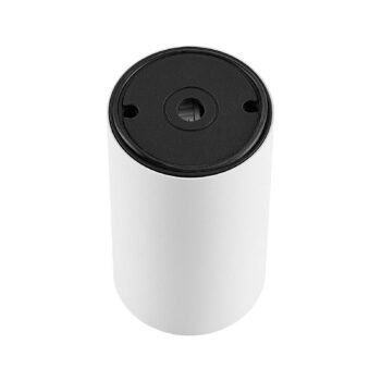 Svietidlo CAN, biele, IP44, Ø 6 cm, kov, GU10