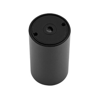 Svietidlo CAN, čierne, IP20, Ø 6 cm, kov, GU10