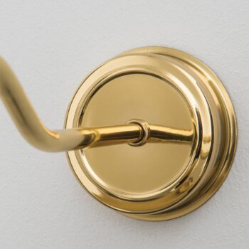 Svietidlo Lariga 35 cm starožitná mosadz matná