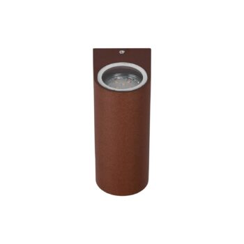 Svietidlo Roya, up-&downlight, okrúhle, hrdzavá