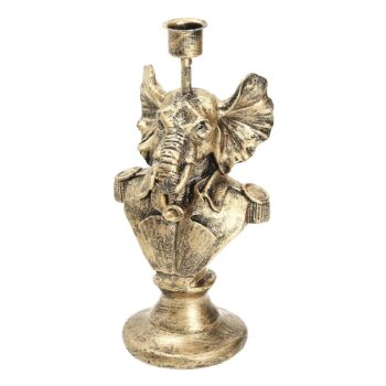 Svietnik Gold Slon 23cm, 11 x 10 x 23 cm