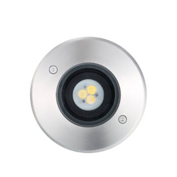Sylvania LED vstavané podlahové svietidlo Interrata S, Ø 12 cm, IP65