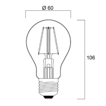 Sylvania ToLEDo Retro LED žiarovka E27 4,1 W modrá