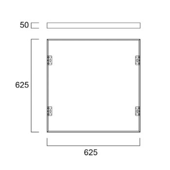 Sylvania montážna súprava Start panel Flat