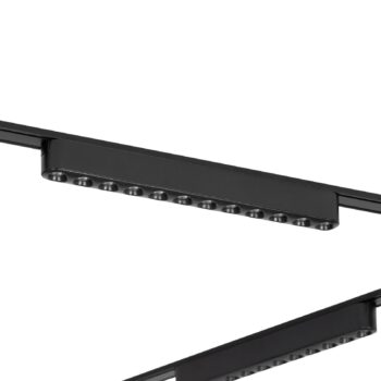 Systém koľajníc 48 V Lumaro, 10 LED lišt, čierne, CCT