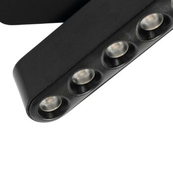 Systém koľajníc 48 V Lumaro, 10 LED lišt, čierne, CCT