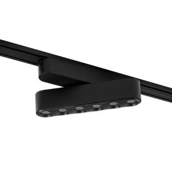 Systém koľajníc 48 V Lumaro, 3 LED lišty, čierne, CCT