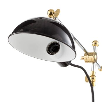 TECNOLUMEN 1927 stolná lampa, mosadzné kĺby