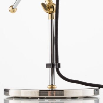 TECNOLUMEN 1927 stolná lampa, mosadzné kĺby