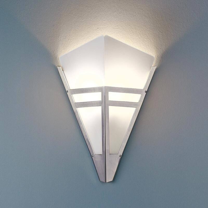 TECNOLUMEN Art Déco 1980 nástenné svietidlo, chróm TECNOLUMEN Art Déco 1980 nástenné svietidlo, chróm