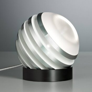 TECNOLUMEN Bulo - LED stolová lampa, biela