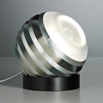 TECNOLUMEN Bulo - LED stolová lampa, hliník