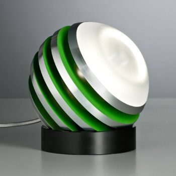TECNOLUMEN Bulo - LED stolová lampa, zelená