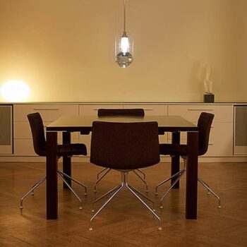 TECNOLUMEN Le Tre Streghe LED svietidlo chróm