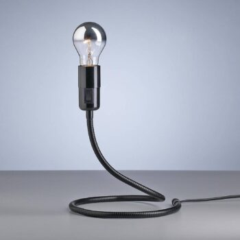 TECNOLUMEN Lightworm stolná lampa čierna